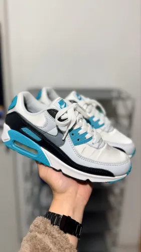 Tênis Nike Air Max 90 Teal Nébula Original