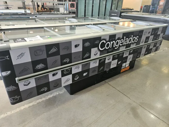 ilha de congelados 820 litros 3m - a pronta entrega 