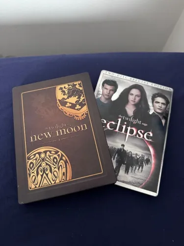 Steelbook New Moon e Eclipse - 4 DVDs