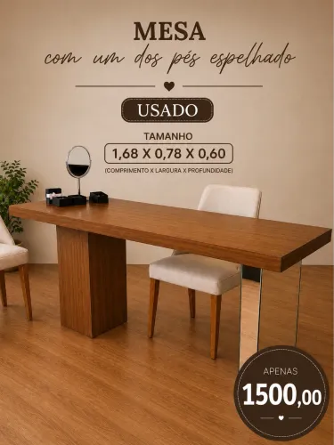 MESA com um dos pés espelhado