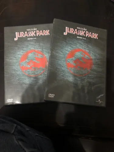 Coleção dvd jurássic Park 1,2,3 