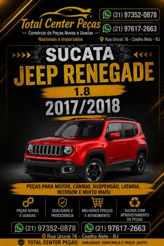 PEÇAS JEEP RENEGADE 2017