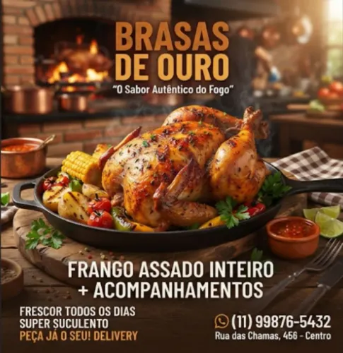 *Mais Design Feito Anúncio de frango*