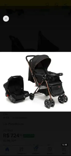 Carrinho + bebê conforto COSCO