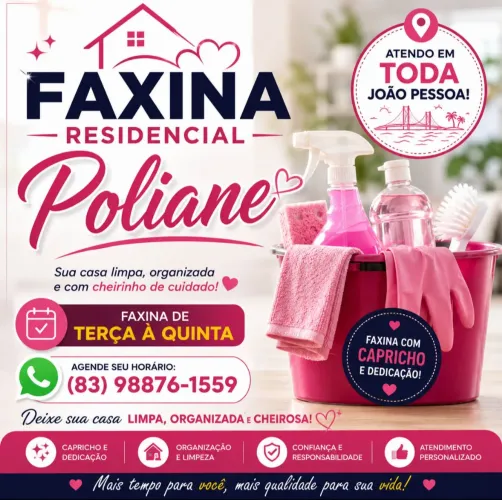 Diarista para faxina 