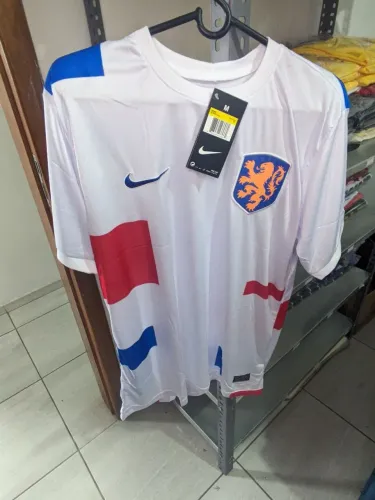 Liquidação Camisa Holanda 2022 Branca 1Linha