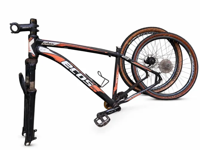 Quadro Bicicleta MTB Ecos Aro 29 + Rodas + Garfo Suspensão - Peças
