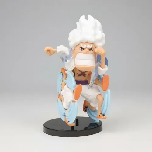 Boneco do Personagem Monkey D. Luffy Deus Sol, Gear 5 One Piece