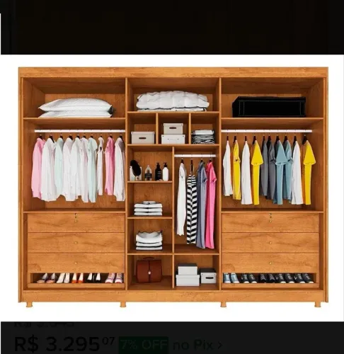 Guarda roupa casal novo!
