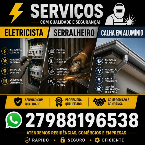 Faço reparos, consertos e reformas em geral
