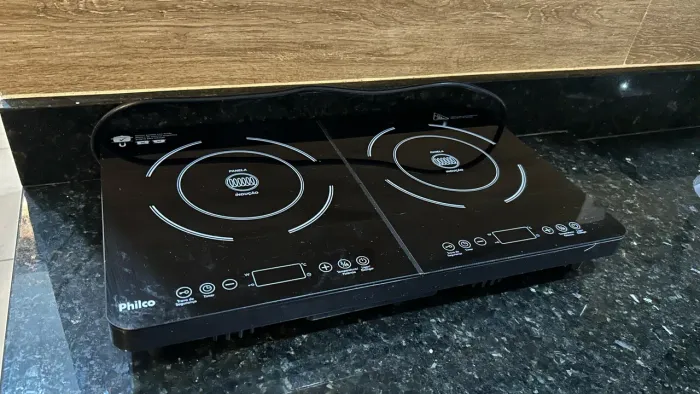 Cooktop Indução 2 bocas PORTÁTIL, não precisa quebrar a bancada se não quiser.