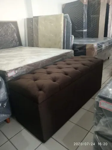 Recamier( baú para pé de cama)