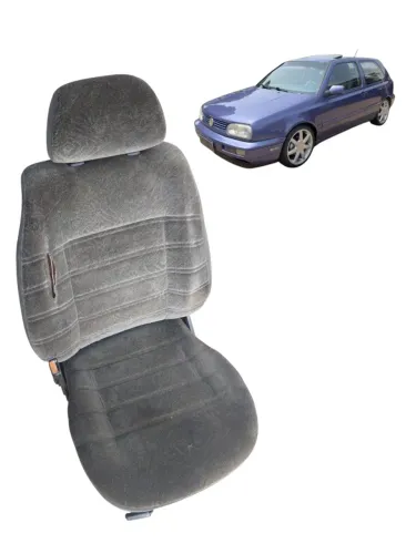 Banco Dianteiro Esquerdo Motorista Vw Golf 1995 A 2001 Cinza