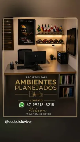Projetos em 3D para Clientes e Marcenarias  -  Móveis Planejados 