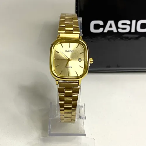Relógio Casio vintage mini a138 dourado novo