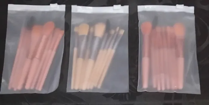 3 kits de 8 conjuntos de mini pincéis de maquiagem