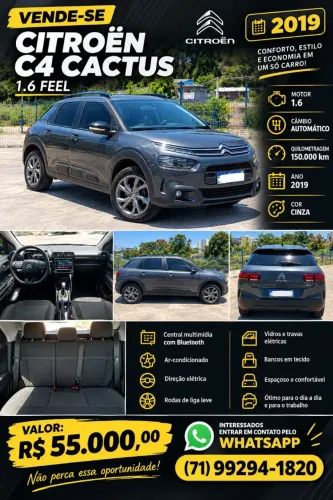 Citroen C4 Cactus Feel 1.6 16V Flex Aut. 2020