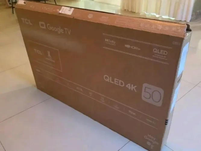 Caixa tv tcl 50 polegadas