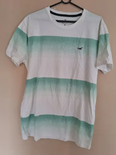 Camisa Hollister original verde degradê