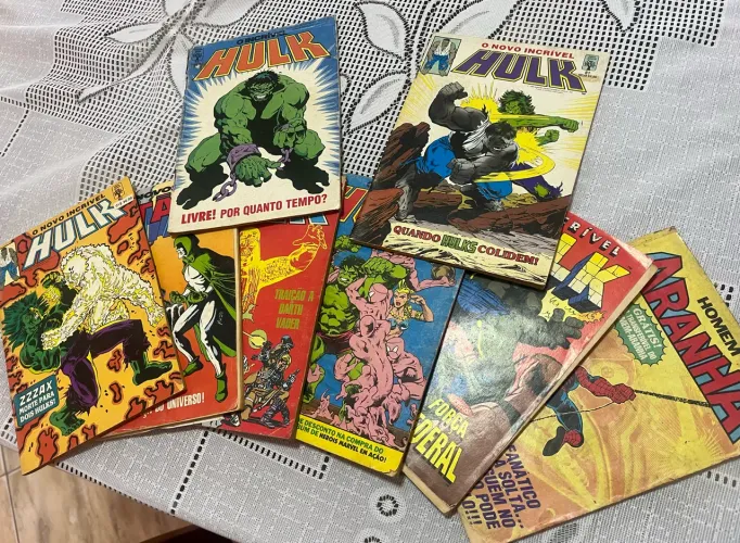 Hq incrível Hulk, Titãs e homem aranha