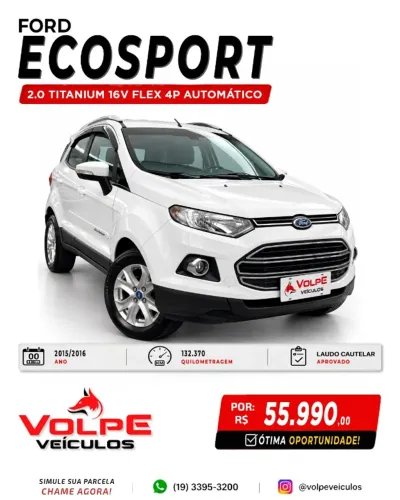 Ford Ecosport Titanium 2.0 16V Flex 5P Aut. 2016