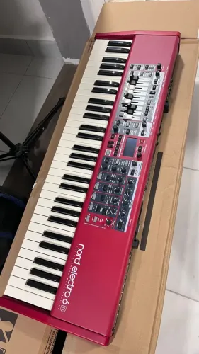 NORD ELECTRO 6D COM OS TIMBRES DO FABIO CAETANO + HACK TITANIUM VK-100 (custom)