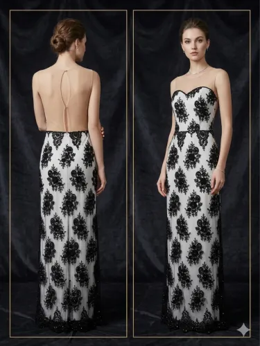 Vestido de festa arte sacra 38