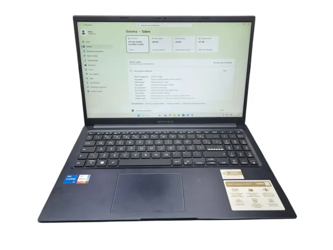 Notebook Asus Vivobook i5 11ª 15,6
