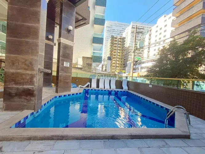 Apartamento para locação em Praia Grande no bairro Canto do Forte mobiliado