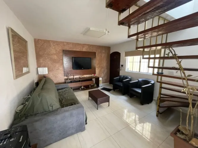 Casa de vila para venda em Vila Joaniza com 3 quartos, 104m²