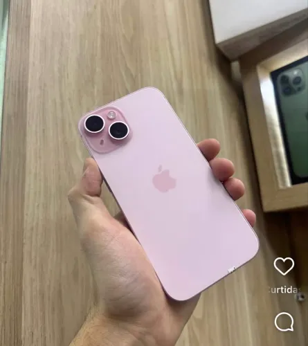 iPhone 15 rosa 128GB 6 meses de garantia