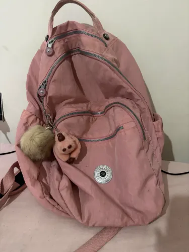 Mochila Kipling rosa bebê Original