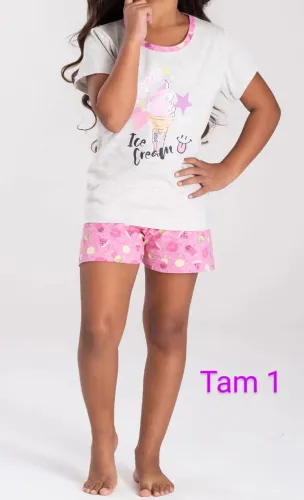 Pijama menina tamanho 1 novo