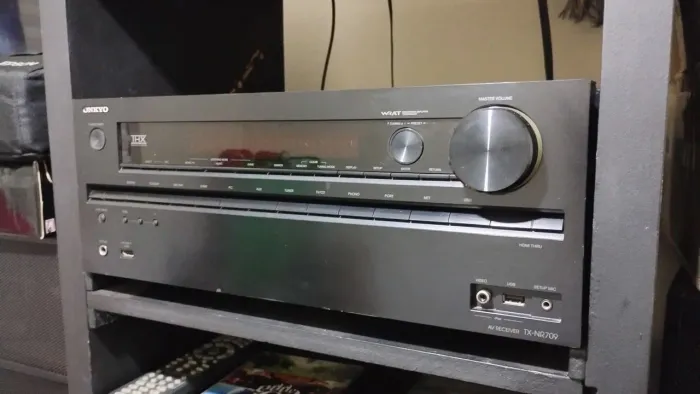 ONKYO<br>ONKYO<br><br>AV RECENER<br><br>MODEL NO. TX-NR709<br>AV RECENER<br><br>MODEL NO. TX-NR709