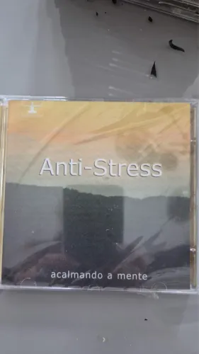 CD usado anti-stress acalmando a mente