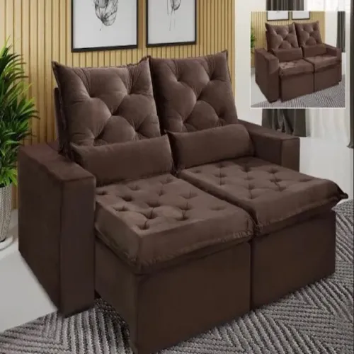 Sofá Retrátil E Reclinável 2,0 Elegance/Leblon - Receba Hoje 