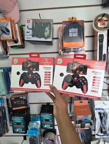 Controle gamepad para celular suporte