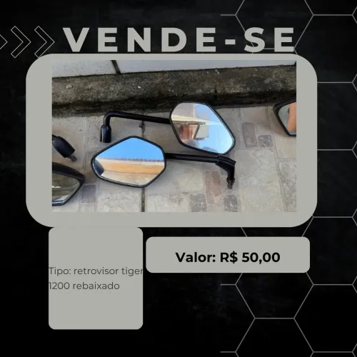 Vende-se retrovisor Tiger 1200 Rebaixado