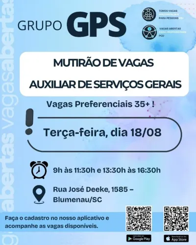 Auxiliar de Serviços Gerais