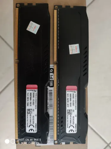 Memórias DDR3 usadas 2 4GB cada