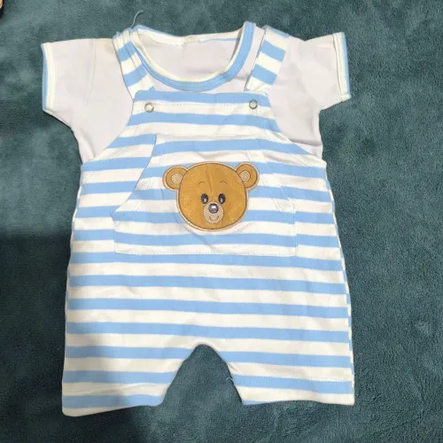 Kit Macacão bebê menino 03 meses