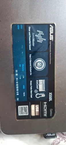 Vendo NOTEBOOK ASUS X550LD CORE i7 usado,