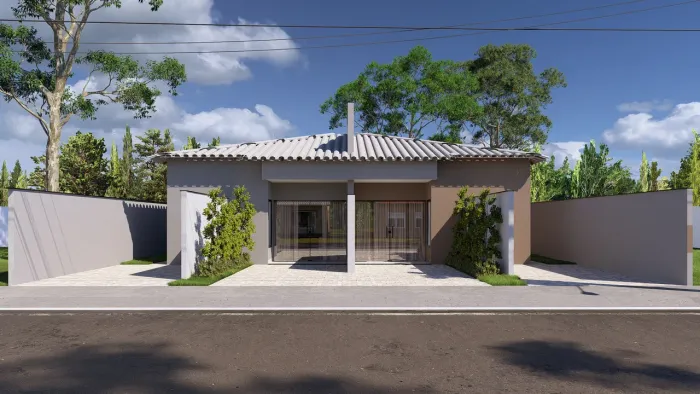 Casas 2 quartos com entrada individual no Santa Bárbara Taquaralto em Palmas (ideal para