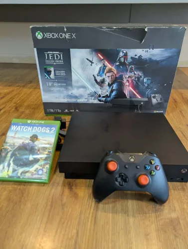 Xbox One X 1TB com jogo físico