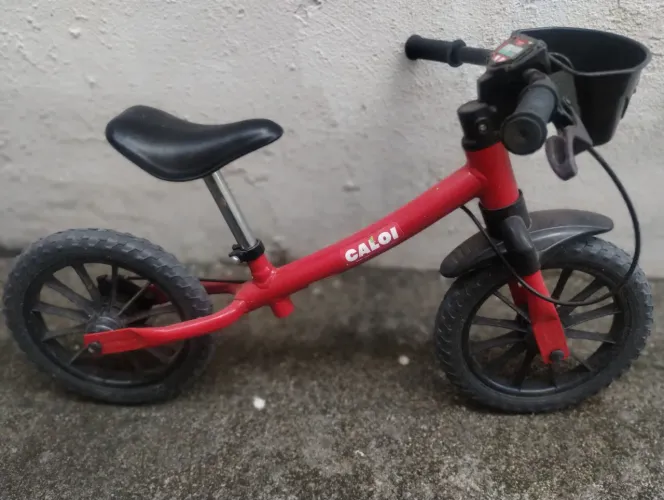 Bicicleta de equilíbrio Caloi infantil 
