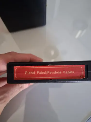 Cartucho / Jogo duplo ATARI - Keystone Kapers e Planet Patrol - PERFEITO!