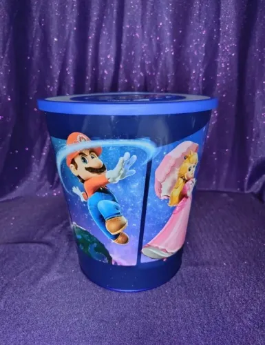 Balde De Pipoca Cinemark Super Mario Galaxy