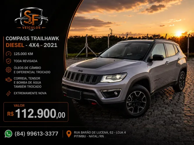 Jeep Compass Trailhawk 2.0 4X4 Dies. 16V Aut. 2021