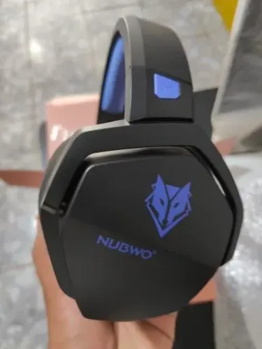 Headset Sem Fio Tri-Mode NUBWO G06 Preto/Azul