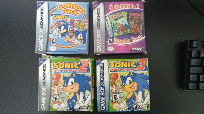 Lote com 6 jogos de GBA